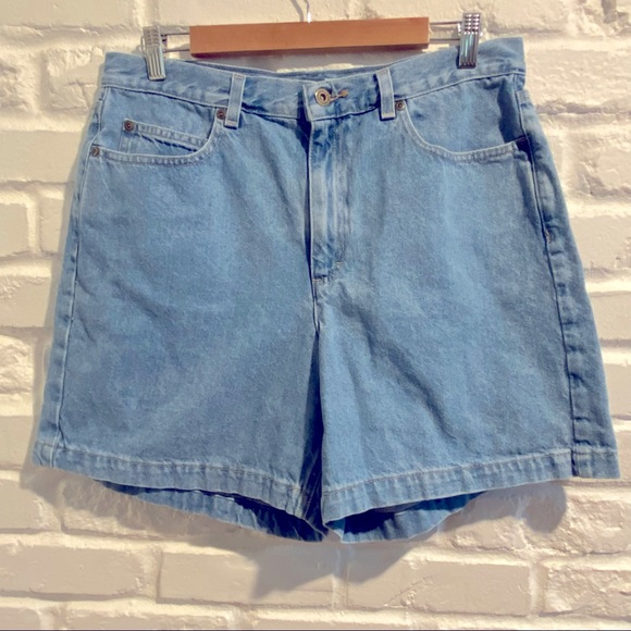 Liz Claiborne Pants - Vintage Liz Claiborne Denim High Waist Mom Shorts, Size 14
